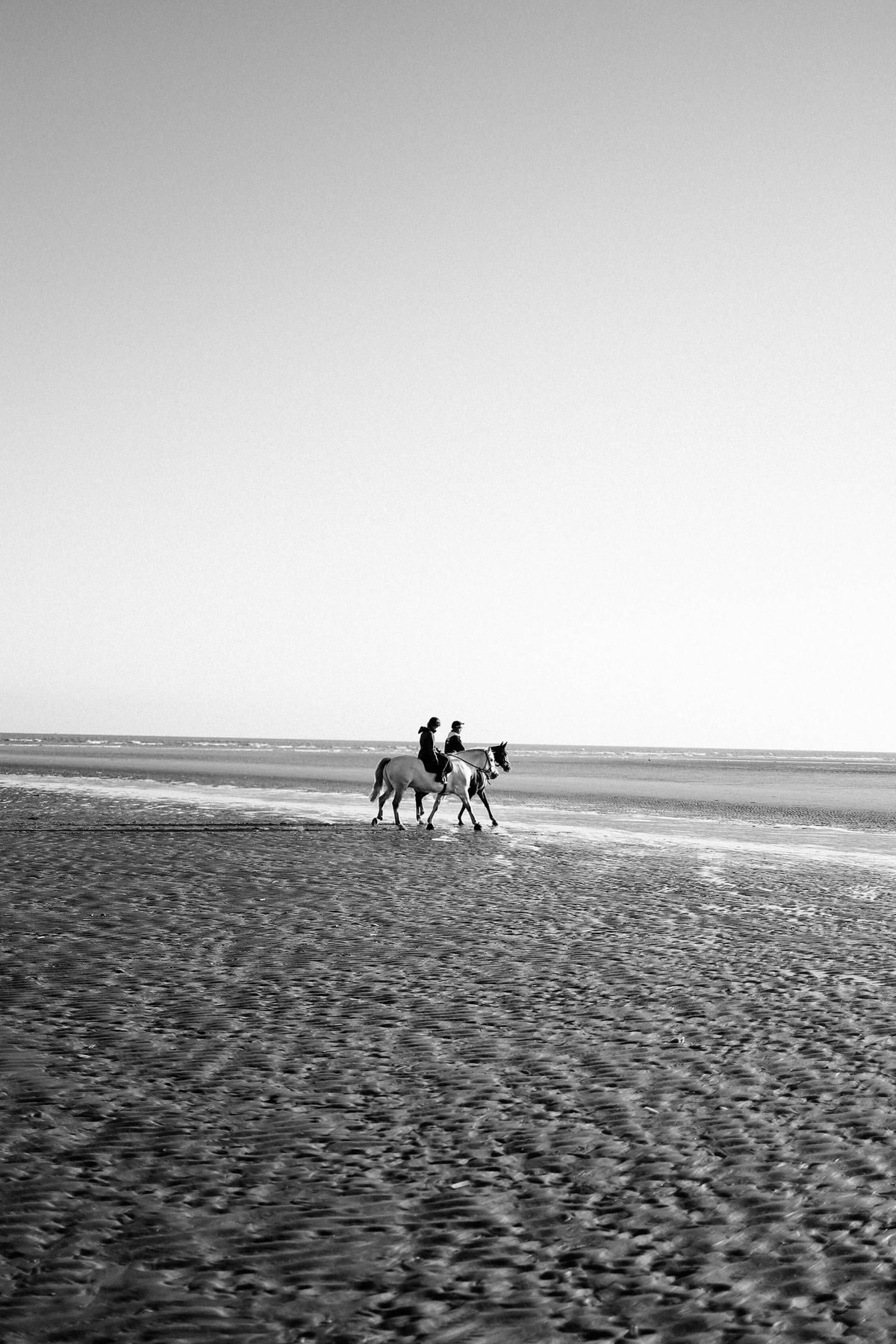 Équitation sur la plage